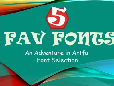 Five Favorite Fonts branding fonts free fonts graphic design logo logo design powerpoint presentation video