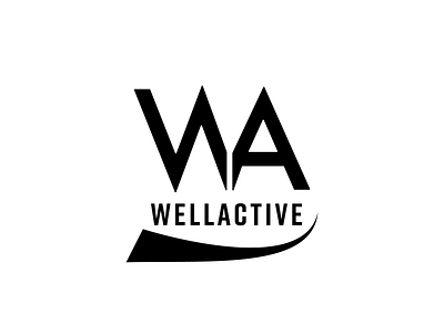 WellActive Health Logo athletic brand athletic design branding california community design graphic design health health brand logo logo design sport sports design