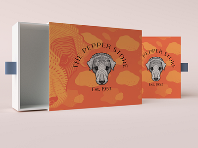 The Pepper Store Packaging branding design dog dog store graphic design logo packaging packaging design pet pet clothing store branding