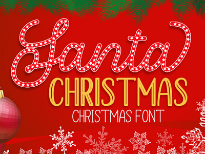 Santa Christmas - A Cute Holiday Font