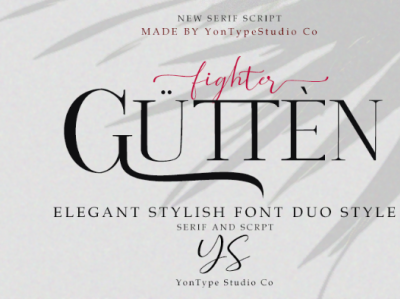 Guttenfighter - FONT DUO