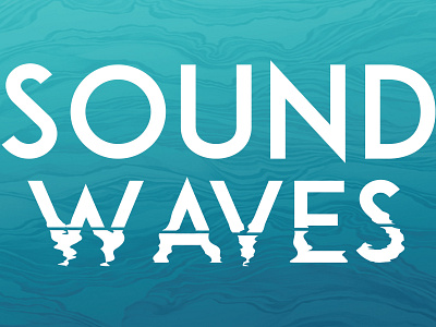 Branding : Soundwaves branding design logo typography