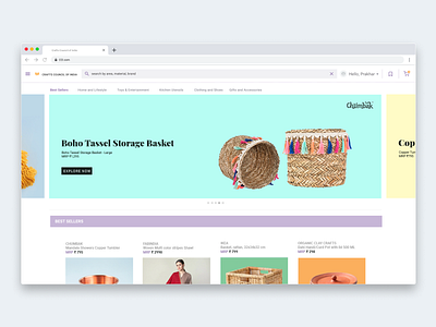 Crafts Council of India crafts ecommerce user experience user interface ux