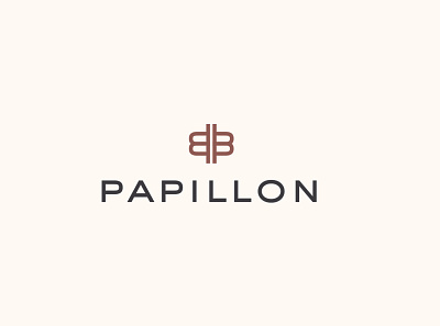 papillon logo school project 01 and 02 branding illustrator logo
