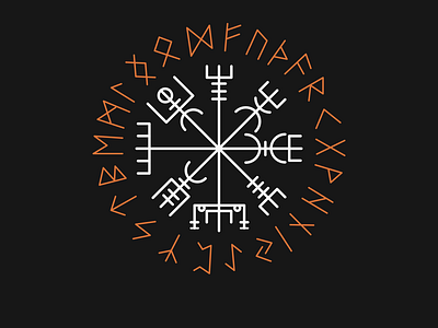 Norse Compass And Runes