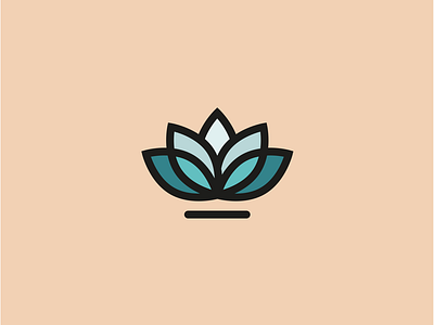 Lotus logo design design flower graphic graphic design illustration logo logo design simple vector