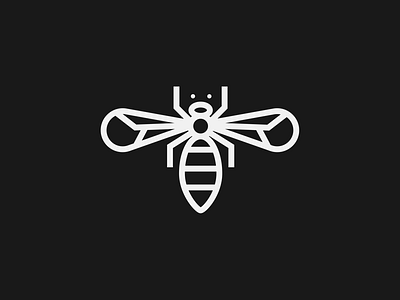 Bee logo animal design graphic graphic designer illustration line work logo