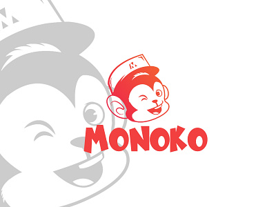 Monkey Smile Mascot Logo animal logo branding character character design creative design design fun logo mascot mascot logo monkey