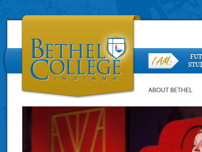 Interim Bethel College site design college website