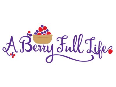 A Berry Full Life Primary Dribbble berries blog logo script