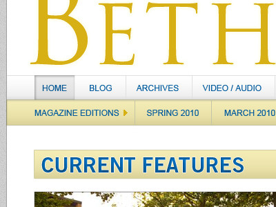 College Magazine Website bethel college magazine