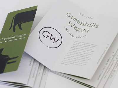 Greenhills Wagyu Trade Handout
