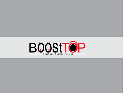 boosttop logo branding design graphics design logo