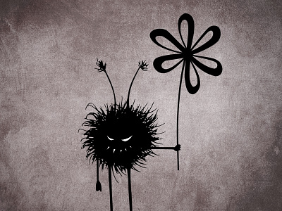 Evil Flower Bug Vintage