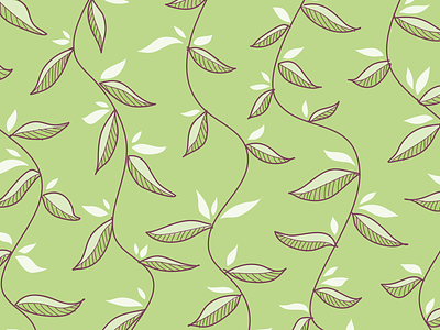Purple Green Leaves Pattern floral green illustration leaf leaf pattern leaves leaves pattern pattern vector