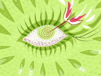 Hypnotic Eye art eye eyes green hypnotic hypnotize illustration sketch
