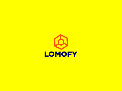 Lomofy app branding flat illustration illustrator logo minimal ui ux web