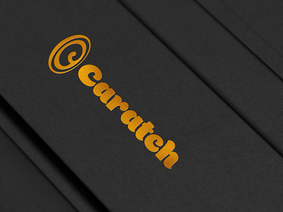 Caratch app branding flat lettering minimal type ui ux web website