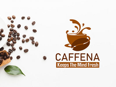 Coffee Shop Logo branding design flat icon illustration illustrator logo minimal typography vector