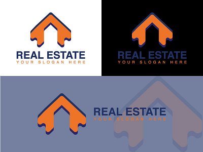 Real estate logo icon template