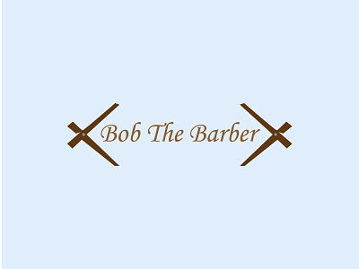 Barbershop design icon logo typography vector