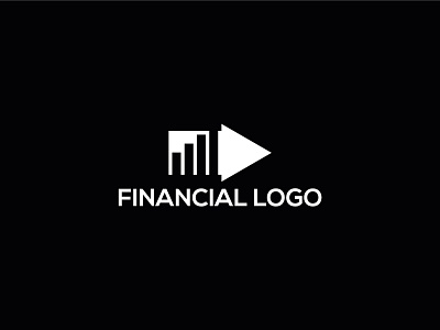 Financial Logo branding design icon illustrator logo typography vector