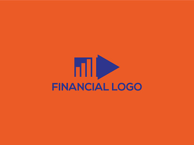 Financial Logo branding design icon illustration illustrator logo minimal typography vector