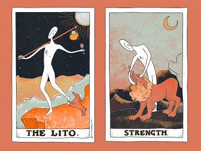 Opposing Tarot Cards brazilian card design illustration mystic procreate tarot tarot card texture