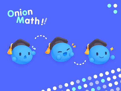 Let's start learning～123 cute dots gradient illustration learning lovely mascot math study vector