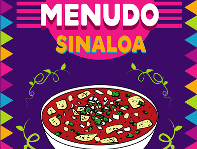 Menudo food illustration menudo mexican food mexico