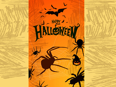 Helloween 3d animation graphic design hallo happy helloween logo motion graphics ui weens