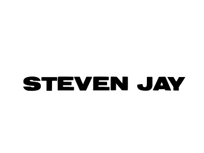 STEVEN JAY logo 3d animation branding feminine graphic design hand drawn logo minimal minimalist logo modern logo motion graphics professional logo signature steven jay logo text text logo typography ui vector logo vintage