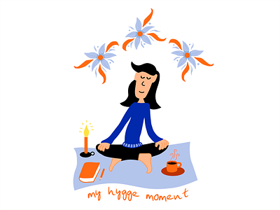 My Hygge moment design hygge hygge design illustration illustrator tshirt tshirt art tshirt design tshirt designer vector