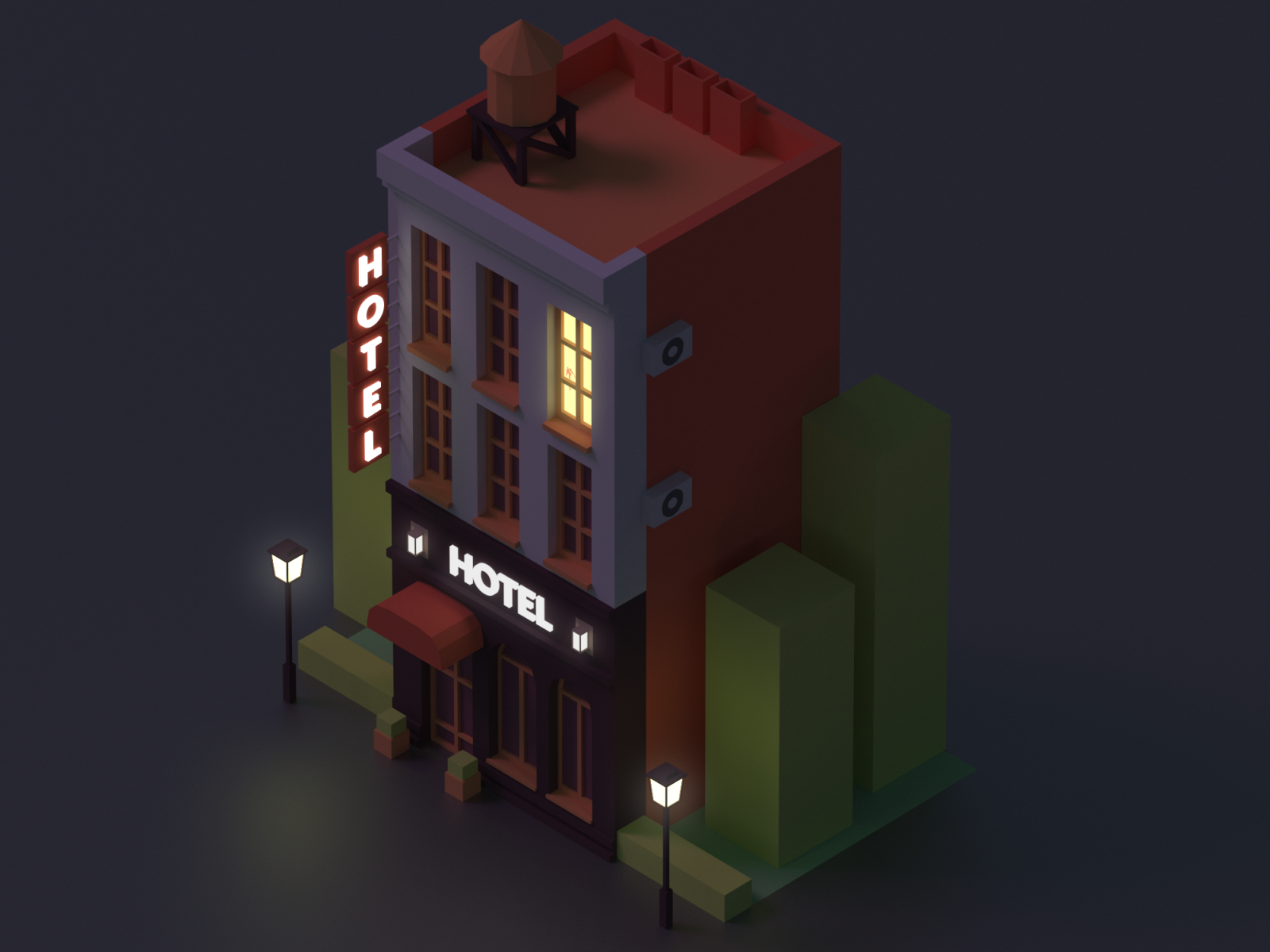 NYC Fantasy Hotel By Nima Moradi On Dribbble   86e610b4a43e72ef124028083eeb5f58 