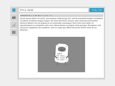 WordPress Front End Editor - Concept