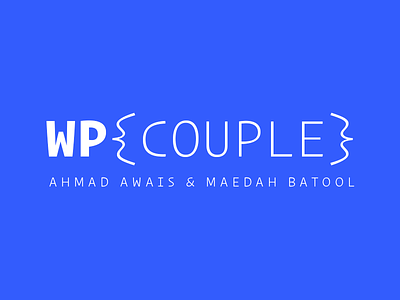 The WordPress Couple 💙 blue couple development tech wordpress