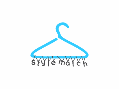 Stylematch Logo apparel clothes design fashion hanger logo wear