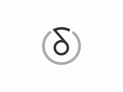 Loopnote Logo app audio circular design icon logo loop music note simple