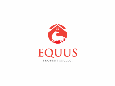 Equus design horse house logo properties real estate