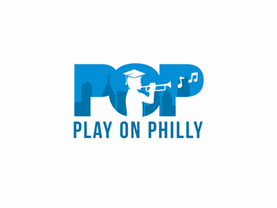 Play On Philly Logo education kids logo music philadelphia