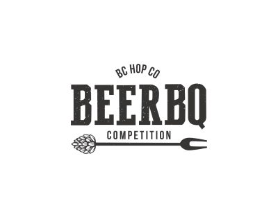 Beer Bbq badge barbecue bbq beer classic design hops logo vintage