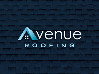 Avenue Roofing branding florida icon jacksonville logo roofing shingles typography
