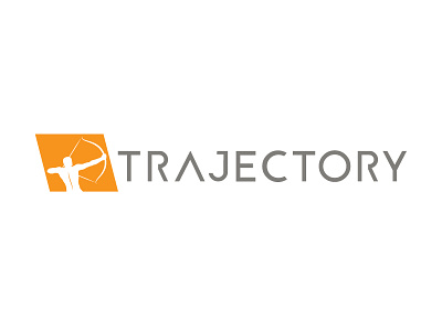 Trajectory Final archer branding illustration logo typography