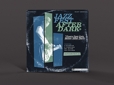 Jazz Fest After Dark - Record Cover Posters