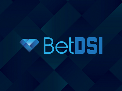 BetDSI Rebranded Logo betting branding diamond emblem gambling icon illustration logo typography