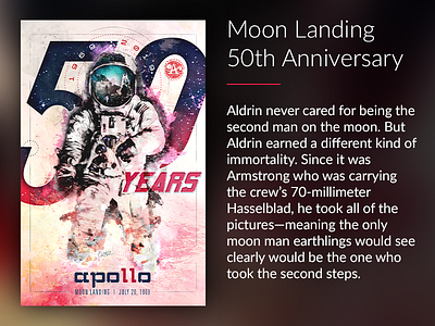 Moon Landing 50th Anniversary 50th anniversary apollo 11 buzz aldrin moon landing nasa neil armstrong poster space space race