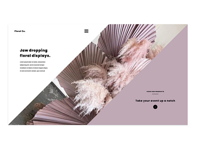 Floral Co. Design Project 1.0 creative agency custom web design custom website design minimalistic ui uiux uiuxdesign