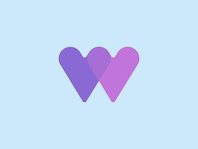 Grant-A-Wish Logo branding design hearts logo logo mark print design w