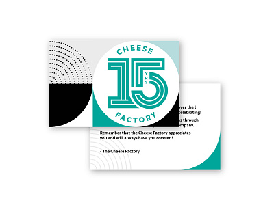 15th Anniversary Card 15ht anniversary card card design design graphic design illustration pattern print print design typography