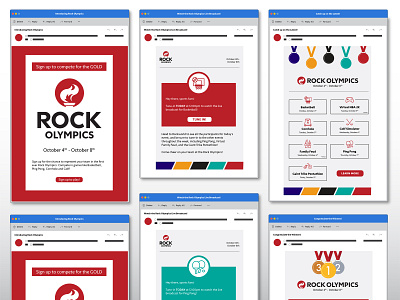 Rock Olympics Email Campaign